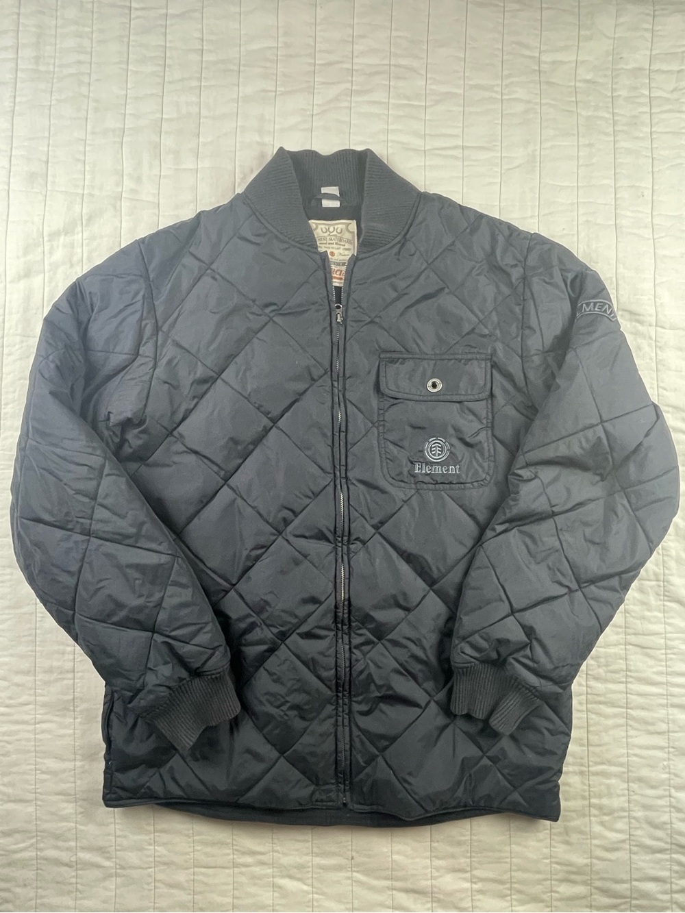Element Men’s Quilted Flannel Lined Jacket in Black XL (see notes)
